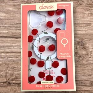 NIB Sonix Cherries iPhone 16 plus Cherry Case